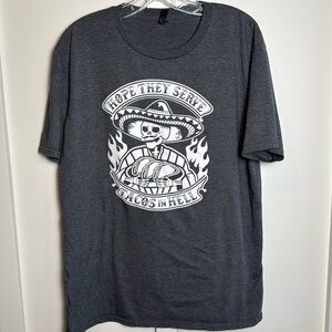 Anvil Lightweight "Hope They Serve Tacos in Hell" short‎ sleeve tshirt